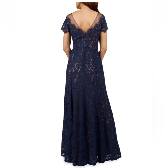 RENE BY RENE RUIZ  COLLECTION
Illusion Lace Sheath Gown - Picture 2 of 12